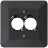 UP-Montageset für 2 XLR schwarz kallysto.trend 