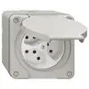 Prise NAP NEVO, 3×T13, IP21, gris clair 