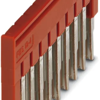 Ponticello ad innesto 4mm 10L rosso CLIPLINE 