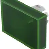 Calotta per pulsante EAO 51 piatto 15.2×21.2mm verde 