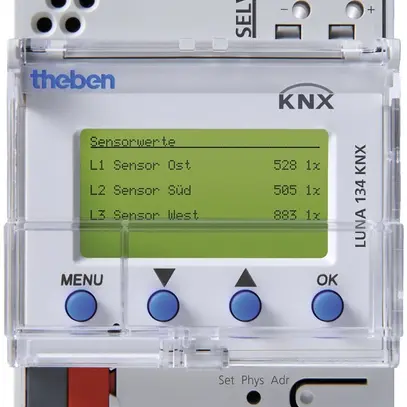 Capteur de luminosité KNX AMD Theben 10-canal 1…100000lx 