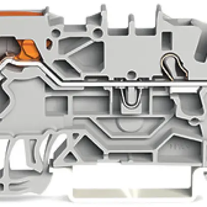 Morsetto di passaggio WAGO Top Job-S 2.5mm² 3L grigio serie 2102 