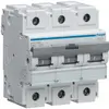 Leitungsschutzschalter Hager MCB 3P 400V Typ C 80A Icn 15kA 4.5TE 