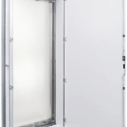 Armoire Hager weber.mes C avec porte en Al pour Univers N 1350×2000×350mm blanc 
