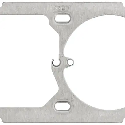 Placca di fissaggio Hager grd.I-I hor.137×77mm con 3-punti di fiss. 