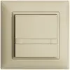 Poussoir ENC KNX 1× EDIZIOdue colore vanille RGB avec LED avec insert papier 