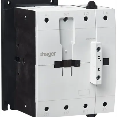 Contattore di potenza Hager 4P 125A da AC-1 tensione di bobina 230VAC 
