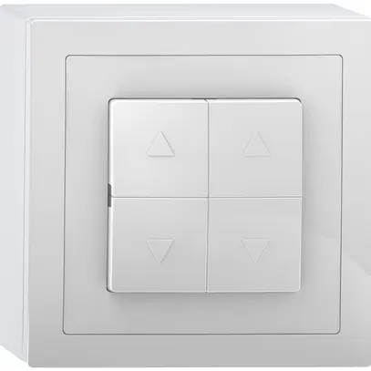 AP-Storentaster Sidus, 2-Kanal, weiss glänzend 