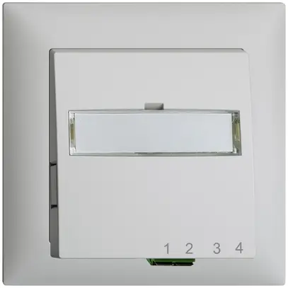 Boîte de raccordement ENC FTTH EDIZIOdue FH 1×LC APC Duplex FMI gris clair 