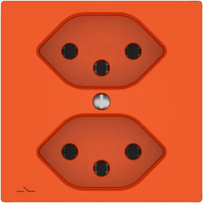 Prise EDIZIO.liv SNAPFIX® 2×T13 1×S ora 