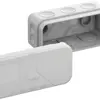 Boîte de dérivation AP 2K-Mini-L 89×43×38mm, gris clair 