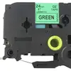 Cassetta nastro compatibile con OZE-751, 24mm×8m, verde/nero 