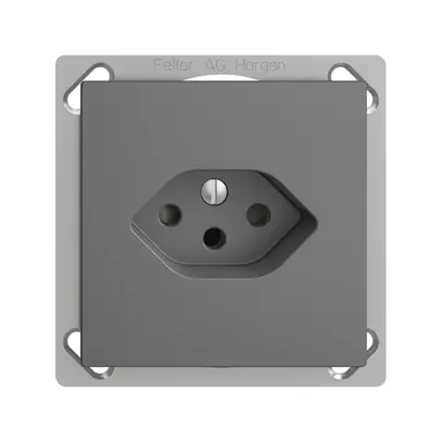 Prise INC EDIZIOdue T13 gris foncé 