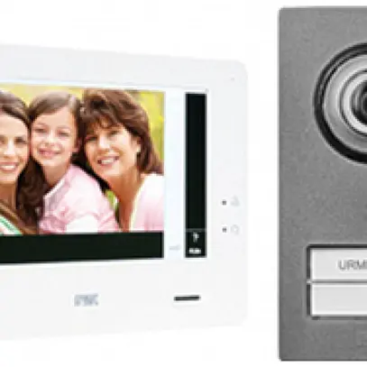 Kit de station de porte vidéo Urmet Mini Note pour maison 1-famille 