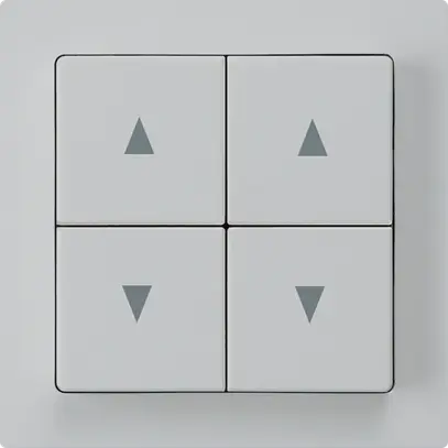 Contact pour stores ENC kallysto A gris clair avec 4 touches 