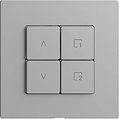 Interruttore tapparelle 1K/4T scena WLAN Edue Wiser silver 