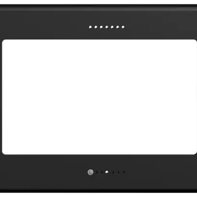 Cadre de recouvrement STANDARDdue pour KNX-Panel 7" noir 
