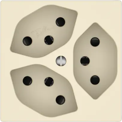 Presa EDIZIO.liv SNAPFIX® 3×T13 con shutter cr 