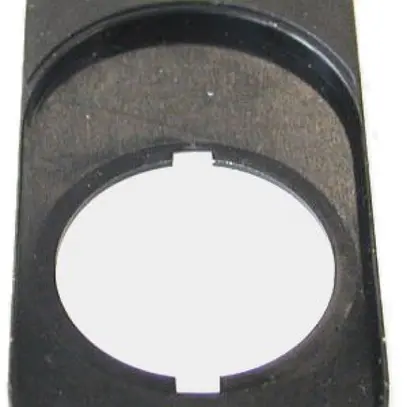 Schilderträger ETN RMQ 75×30mm schwarz 