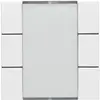 Kit frontale Hager kallysto 6×KNX bianco 