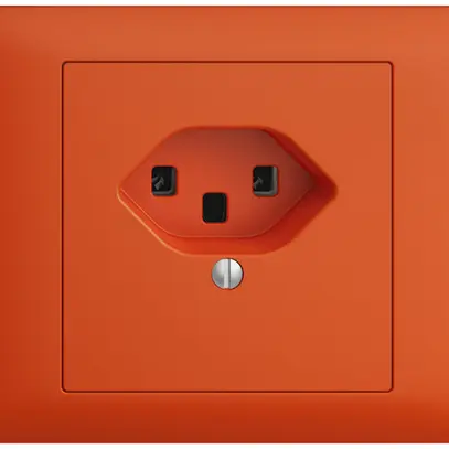 Presa INS EDIZIOdue T23 16A arancione, morsetti a vite 
