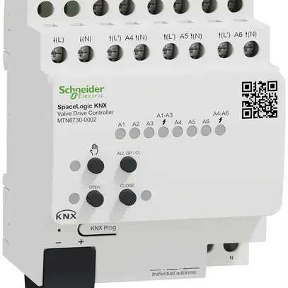 Attuatore di valvola KNX AMD Schneider Electric SpaceLogic 