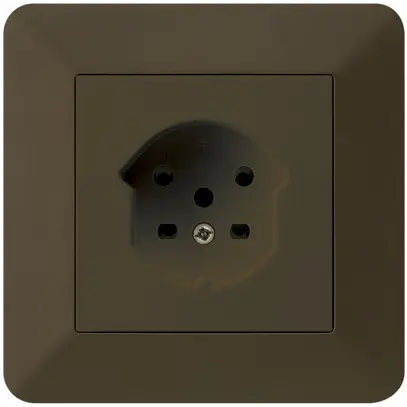 Presa INC HA kallysto.trend tipo 15 con morsetti a innesto marrone 