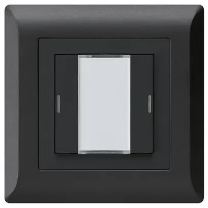 Poussoir ENC kallysto.line KNX 2×LED RGB s/e-link noir 