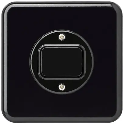 Interrupteur ENC basico 3/2L noir 