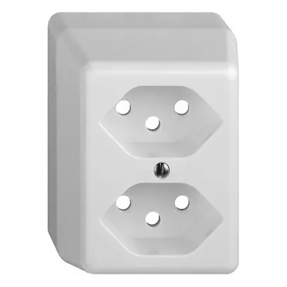 Coperchio AP FH per 2×T13 bianco 