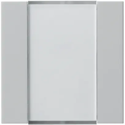 Kit frontal Hager kallysto 2×KNX gris clair 