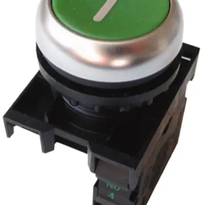 Poussoir INC ETN 1F vert 