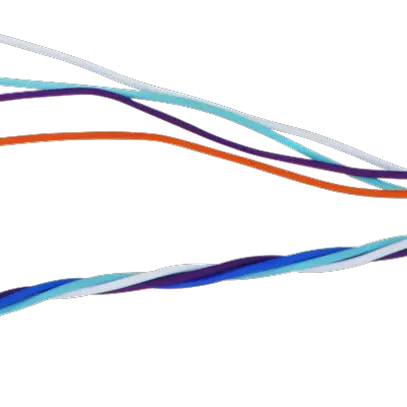 Cavo U72 2×4×0,5 mm privo di alogeni Eca Rotolo a 100m