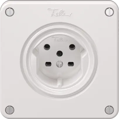 Presa NEVO, 1×T15, bianco 