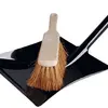 Kehrgarnitur Plica Metall/Holz, Kokosfaser, Schaufel schwarz 