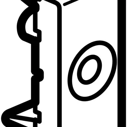 Uscita cavo INS MOS 8mm bianco 1mod. 