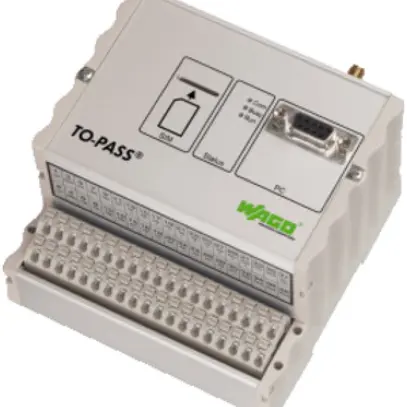 Module de télésurveillance Web AMD WAGO 24VDC 4 entrées, 4 sorties 2AI 