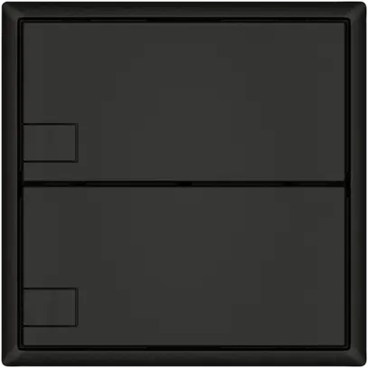 Poussoir KNX RGB EDIZIO.liv SNAPFIX® capteur temp.s.LED 2× comm.1T no 