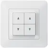 Interruttore per tapparelle INC kallysto.trend bianco con 4 tasti 