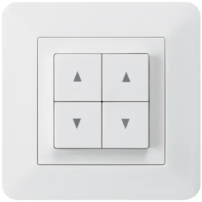 Interruttore per tapparelle INC kallysto.trend bianco con 4 tasti 