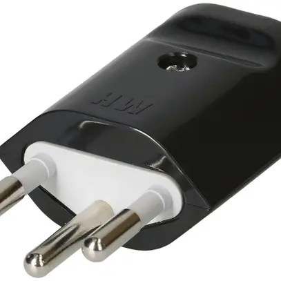 Spina mobile tipo 12 MAX HAURI MH, ingresso cavo Ø8.5mm, nero 