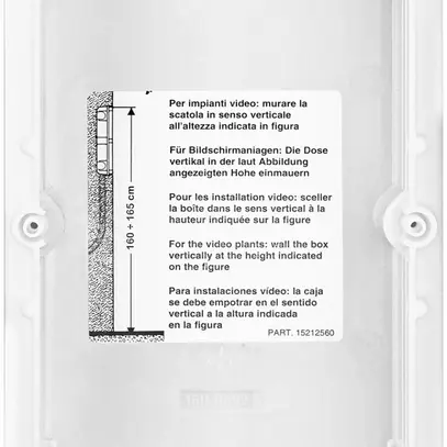 Scatola INC per Sfera 2 moduli 