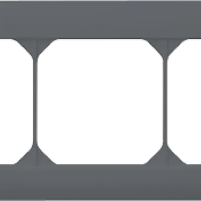 Intestazione INC kallysto.line 1×3 antracite orizzontale 