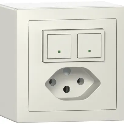 Combinaison AP ABB Sidus capteur/actionn.free@home blanc 