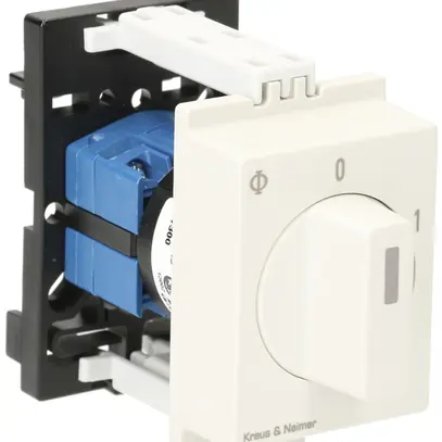 Interruttore rotativo AMD K&N, 10A/440V 0/2L, manopola grc, "0-1" 