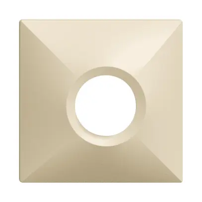 Capot frontal ang. EDIZIOdue crema, pour détecteur de mouv.PIRI 360° 