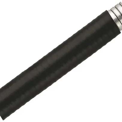 Tubo metallico Plica LTP M50 10m flessibile acciaio zincato/PVC nero 