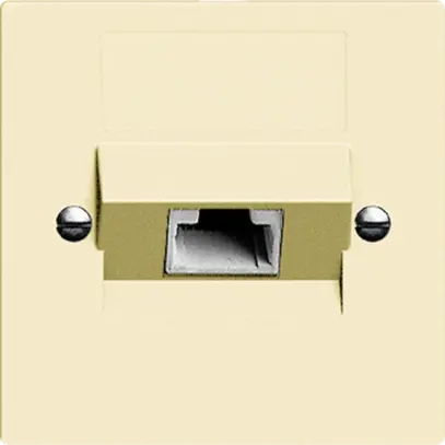 Presa INC 1×RJ45/u 4P ITplus EDIZIOdue vanille 