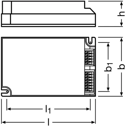 Convertitore LED OT 40/170…240/1A0 4DIMLT2 G2 CE 40W 200…1050mA 123×79×33mm 