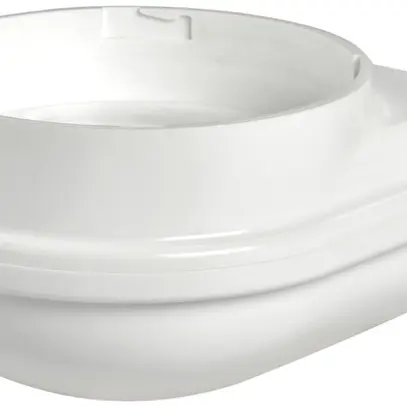 Sockel Hugentobler WALL 1224 für XLF RGB/SIR-E LED S/M, weiss 100×115×61mm 